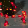 4.5V Warm White LED Strawberry Holiday String Light